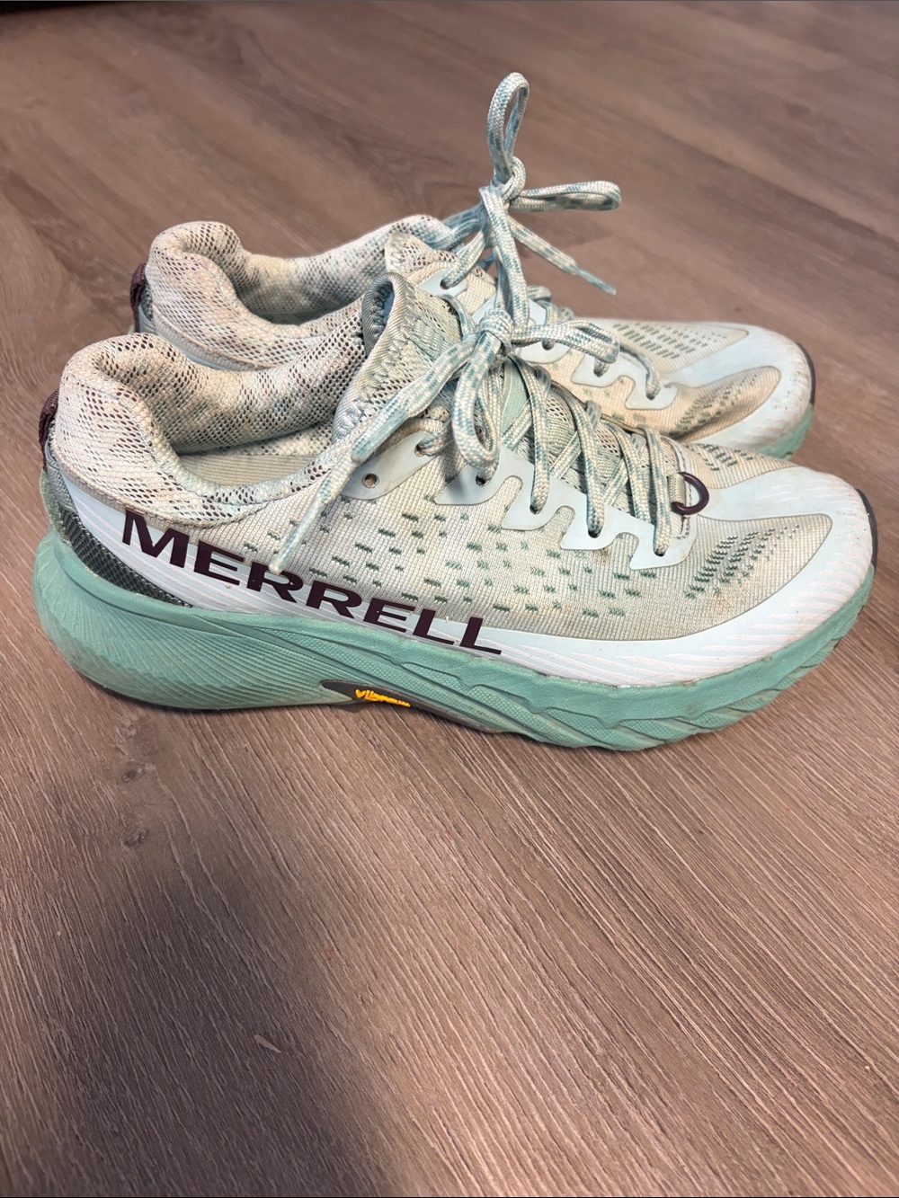 Merrell Women's Mint Green Athletic Running Shoes